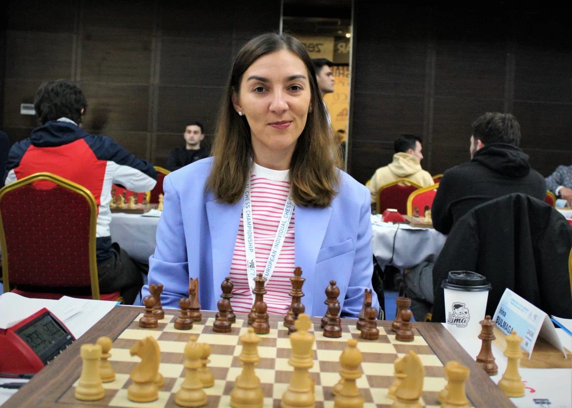 Irina Bulmaga at the European Individual Chess Championship 2023