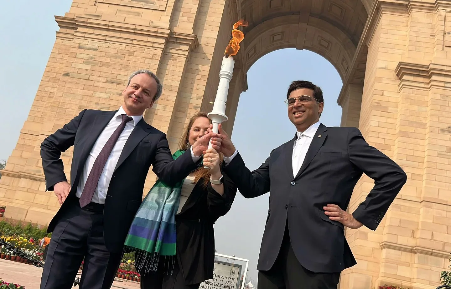 Chess Olympiad Torch lit in India! Chess Topics