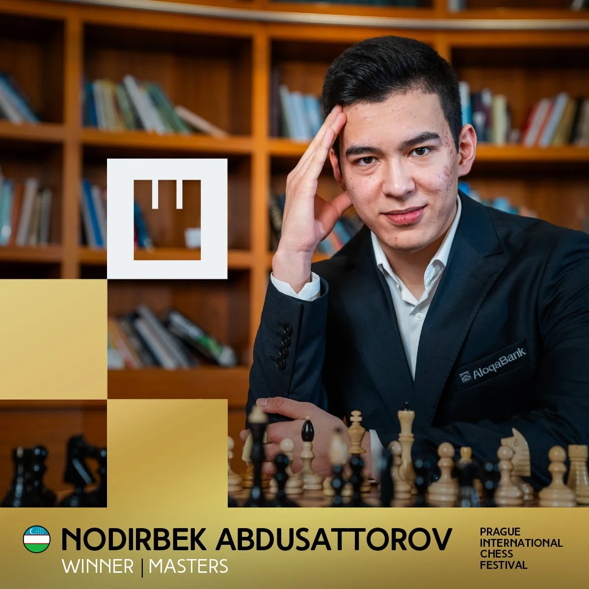 Nodirbek Abdusattorov wins Prague Chess Masters 2024 with a round to