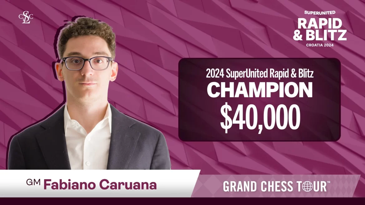 Fabiano Caruana convincingly wins SuperUnited Rapid and Blitz Croatia