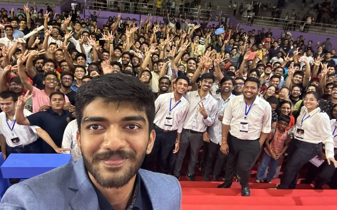 Fireside chat with Gukesh D at IIT Madras