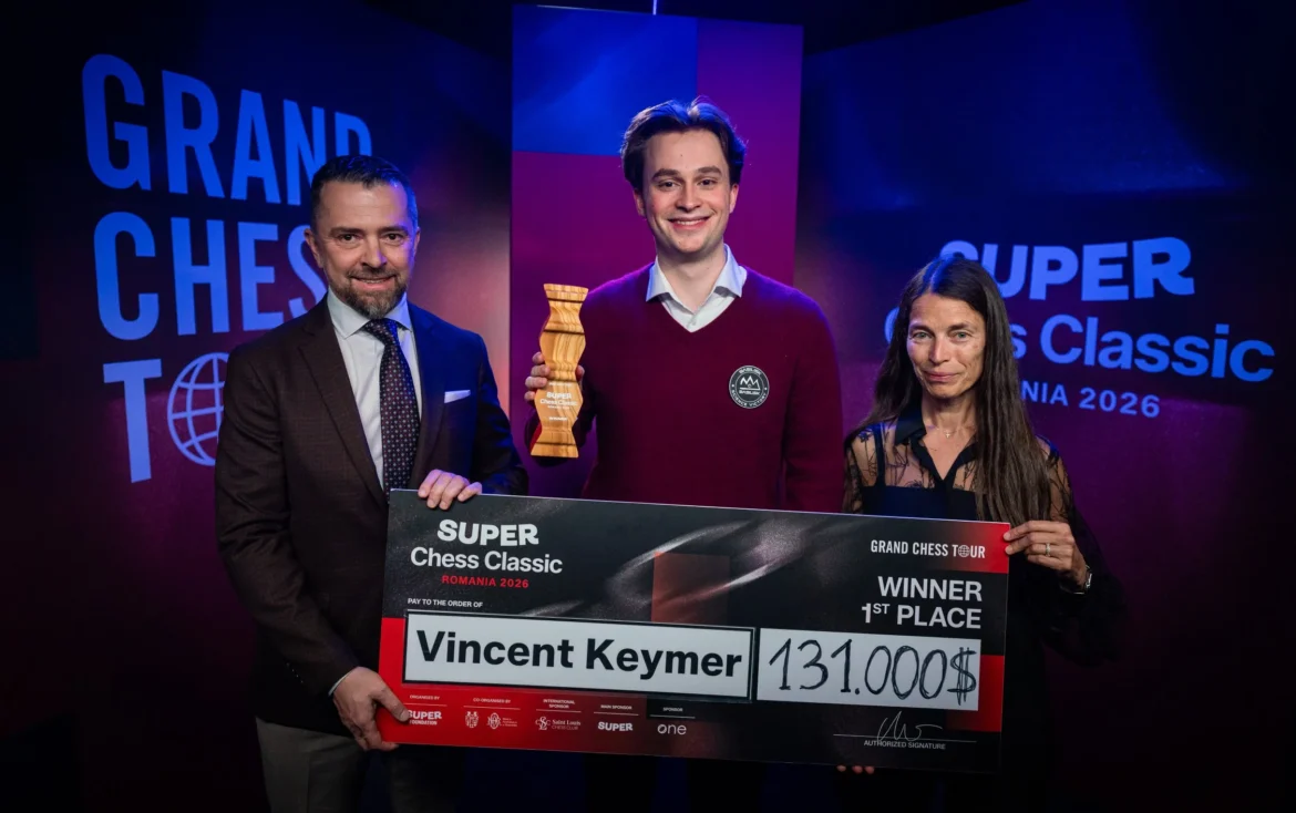 Vincent Keymer wins Bucharest GCT